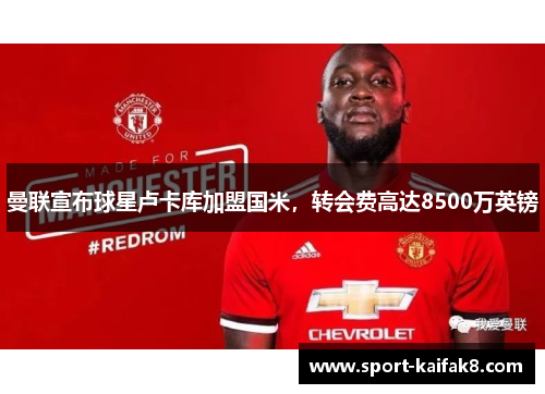 曼联宣布球星卢卡库加盟国米，转会费高达8500万英镑